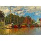 Claude Monet - Boats at Zaandam, 1871