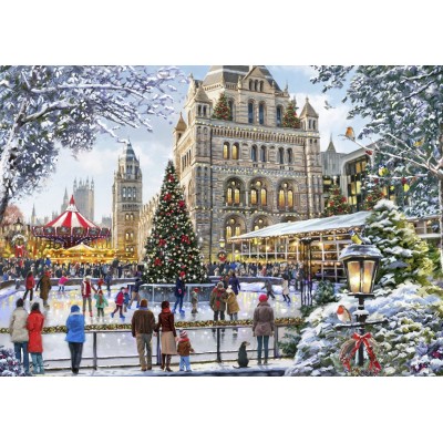 Puzzle  Bluebird-Puzzle-F-90527 Skating Outside Natural History Museum