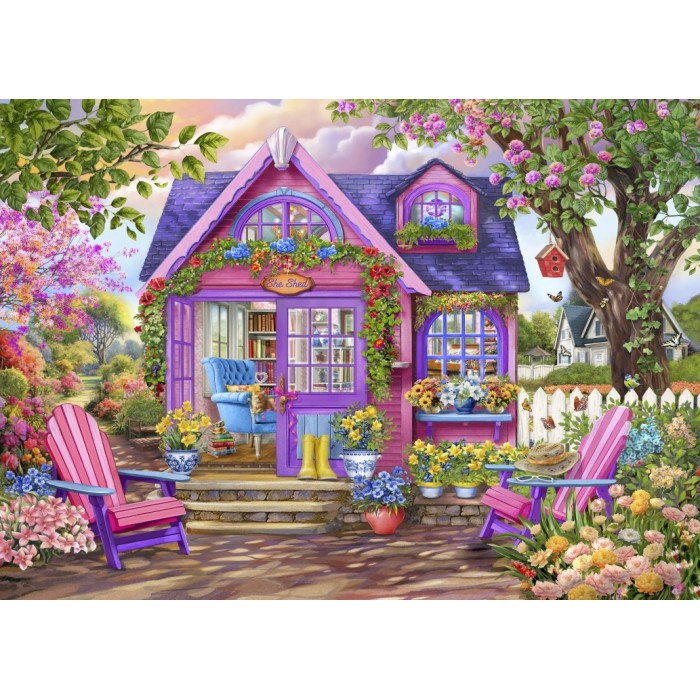 Puzzle Bluebird-Puzzle-F-90597 She Shed