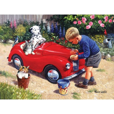 SunsOut - 1000 pieces - Kevin Walsh - Washing the Car