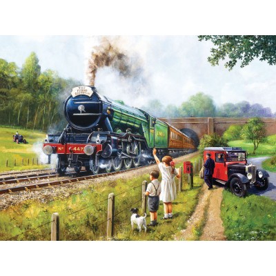 SunsOut - 1000 pieces - Kevin Walsh - Watching the Trains