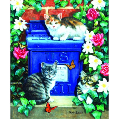 Sunsout - 1000 pièces - Mail Box Kittens