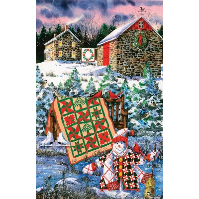 SunsOut - 1000 pieces - Diane Phalen - A Christmas Cheer Quilt