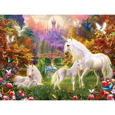 SunsOut - 1000 pieces - Jan Patrik Krasny - Castle Unicorns