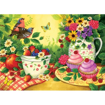 Sunsout - 500 pièces - Art by Jane Maday - Cupcakes for 2