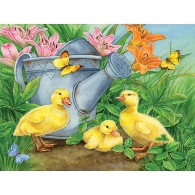 Sunsout - 300 pièces - Jane Maday - Ducklings and Butterflies