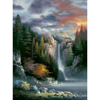 SunsOut - 1000 pieces - James Lee - Misty Falls