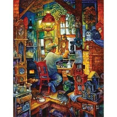 SunsOut - 1000 pieces - Bill Bell - The Clockmaker