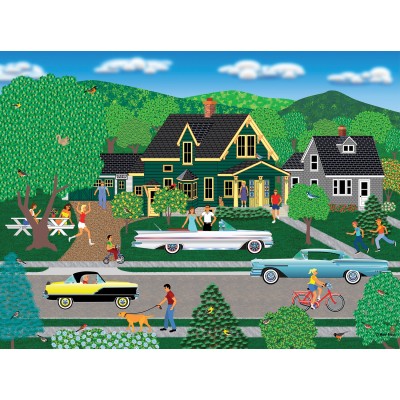 SunsOut - 1000 pieces - Mark Frost - Nellie's New Car