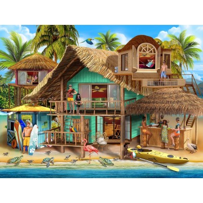 Bluebird-Puzzle - 500 Teile - XXL Teile - Tropischer Urlaub