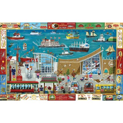 SunsOut - 1000 pieces - Next Stop: Columbia River Maritime Museum