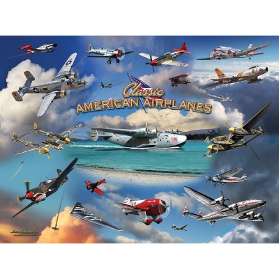 SunsOut - 1000 pieces - Larry Grossman - Classic American Planes