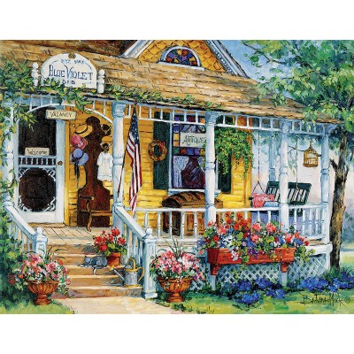SunsOut - 1000 pieces - XXL Pieces - Barbara Mock - Blue Violet Antiques