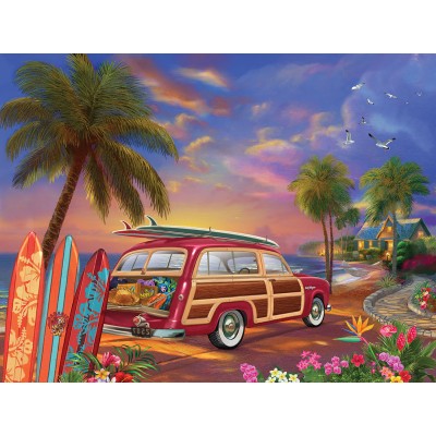 SunsOut - 500 pieces - XXL Pieces - Surfer Sunset