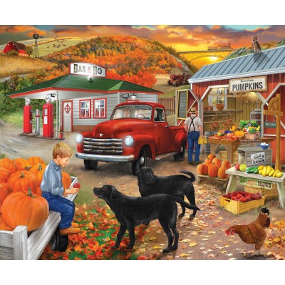 SunsOut - 300 pieces - Bigelow Illistrations - Roadside Stand