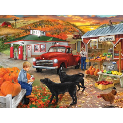 SunsOut - 500 pieces - Bigelow Illustrations - Roadside Stand