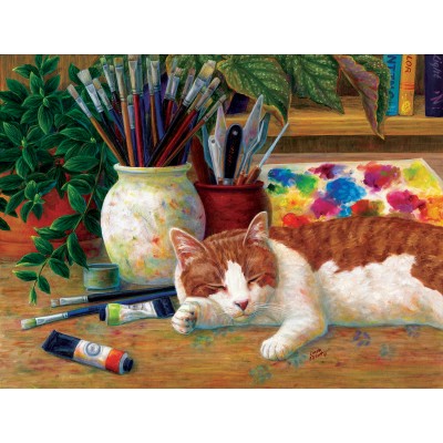 SunsOut - 500 pieces - Linda Elliot - Painter's Helper