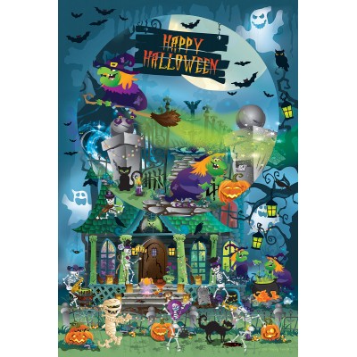 SunsOut - 625 pieces - XXL Pieces - Legacy Tree - Trick or Treat for All Ages