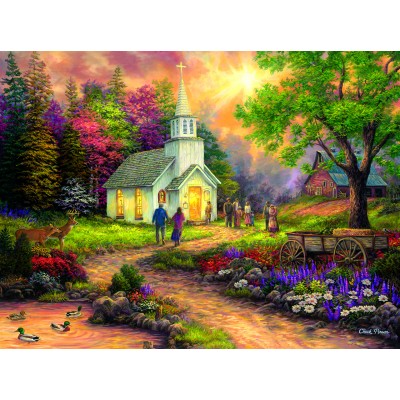 SunsOut - 1000 pieces - Chuck Pinson - Country Church