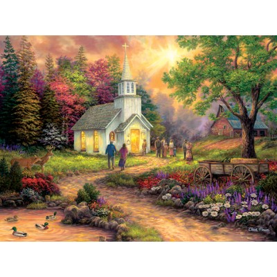 SunsOut - 1000 pieces - XXL Pieces - Chuck Pinson - Country Church