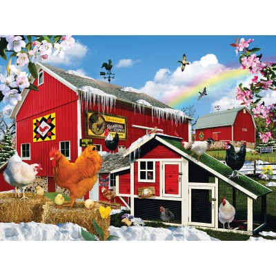 SunsOut - 1000 pieces - Lori Schory - First Signs of Spring