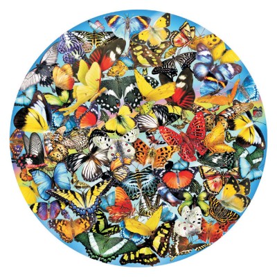 Bluebird-Puzzle - 1000 Teile - Lori Schory - Butterflies in the Round