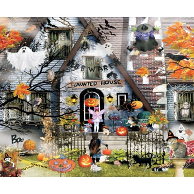 SunsOut - 1000 pieces - Lori Schory - Haunted House