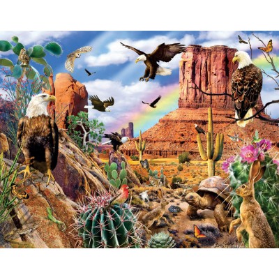 Bluebird-Puzzle - 1000 Teile - Lori Schory - Desert Eagles