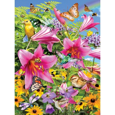 Bluebird-Puzzle - 500 Teile - XXL Teile - Lori Schory - The Pollinators