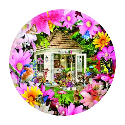 SunsOut - 500 pieces - Garden Shed in Flower