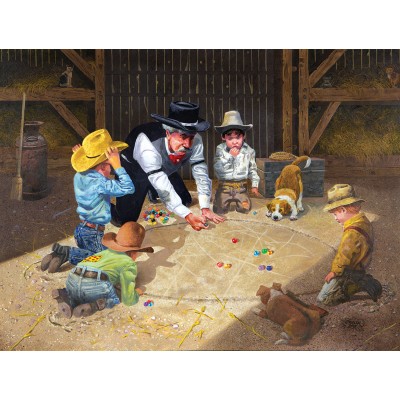 SunsOut - 500 pieces - Don Crook - Only Game in Town