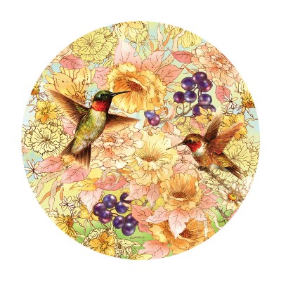 SunsOut - 1000 pieces - Giordano Studios - Hummingbirds and Berries