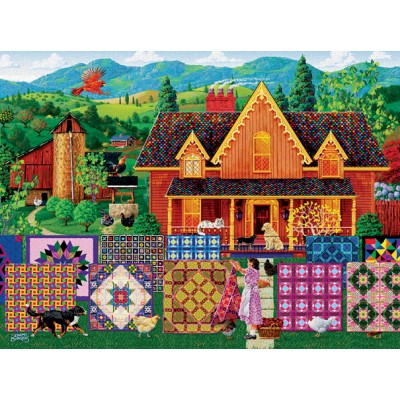 SunsOut - 1000 pieces - Joseph Burgess - Morning Day Quilt