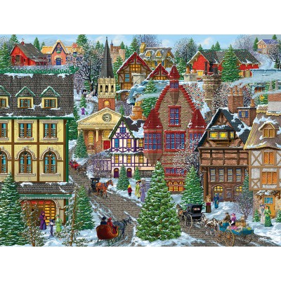 SunsOut - 300 pieces - XXL Pieces - Winter Village Square