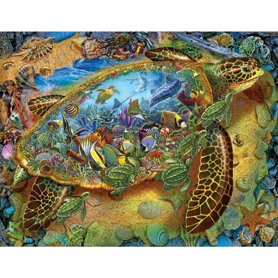 SunsOut - 1000 pieces - Lewis T. Johnson - Sea Turtle World