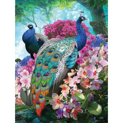 SunsOut - 300 pieces - XXL Pieces - Pretty Peacock