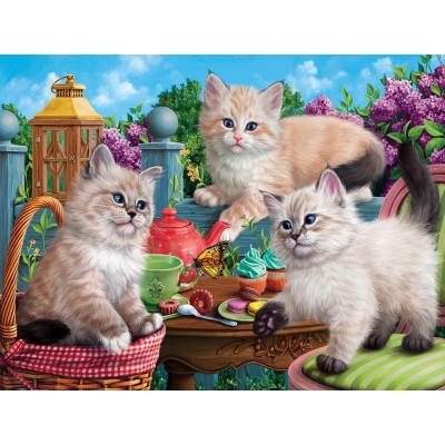 SunsOut - 500 pieces - Kitten Tea Party