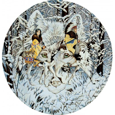 SunsOut - 1000 pieces - Diana Casey - Keeper of the Wolf