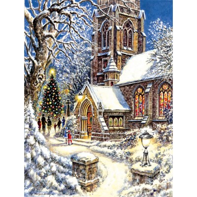 SunsOut - 300 pieces - XXL Pieces - Church in the Snow