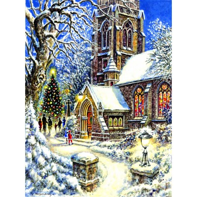 SunsOut - 1000 pieces - Church in the Snow