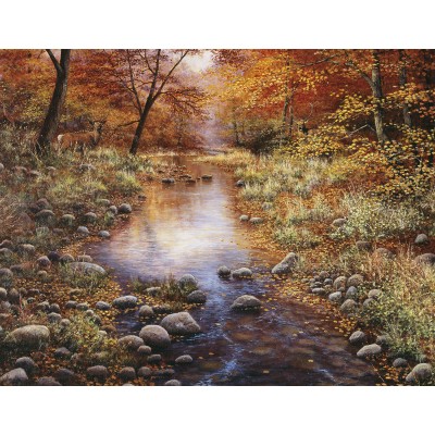 Bluebird-Puzzle - 1000 Teile - XXL Teile - Golden Forest