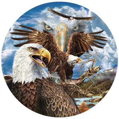 Bluebird-Puzzle - 1000 Teile - Steven Michael Gardner - 13 Eagles
