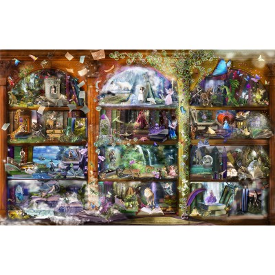 SunsOut - 1000 pieces - Alixandra Mullins - Enchanted Fairytale Library