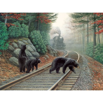 SunsOut - 500 pieces - XXL Pieces - Bear Tracks