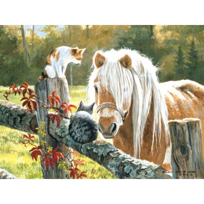 Bluebird-Puzzle - 300 Teile - XXL Teile - Zu Besuch
