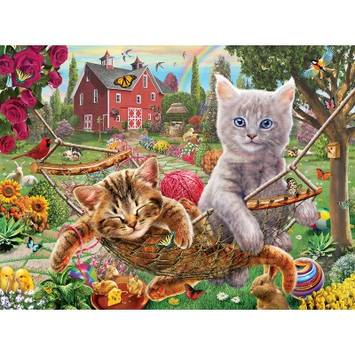 SunsOut - 300 pieces - XXL Pieces - Cats on the Farm