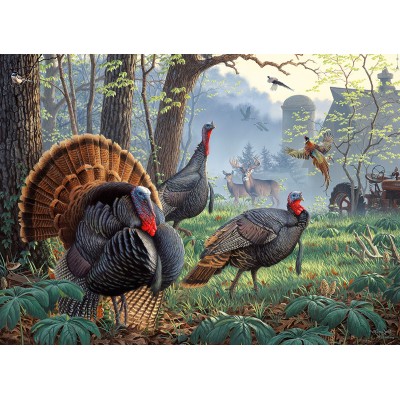 Bluebird-Puzzle - 1000 Teile - Larry Zach - Old Tom's Farm