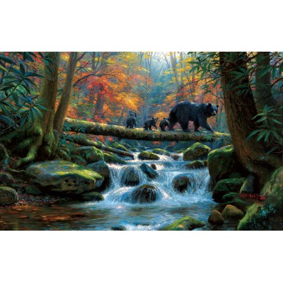 Bluebird-Puzzle - 1000 Teile - Mark Keathley - Precarious Crossing