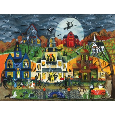 SunsOut - 300 pieces - XXL Pieces - Cheryl Bartley - Spooky Street
