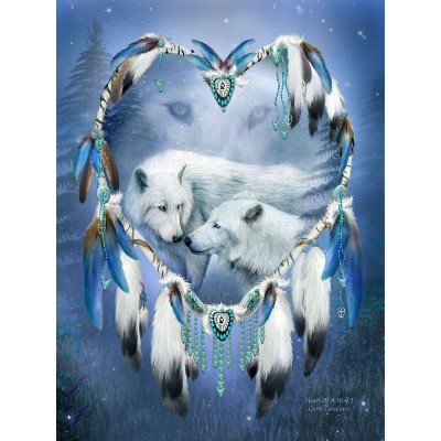 Bluebird-Puzzle - 1000 Teile - Heart of a Wolf
